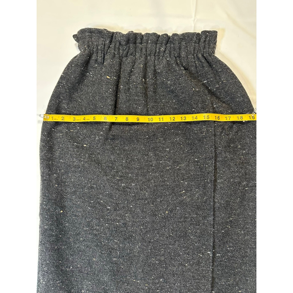 Vintage Karen Kane 90s Wool Fringe Maxi Skirt | Boho Ethnic | Made USA M - Picture 10 of 11